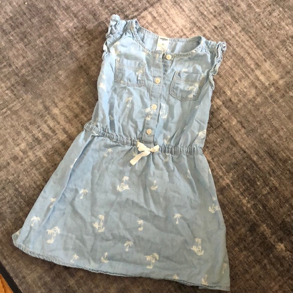 OshKosh B'gosh Other - 🌖Oshkosh 3t chambray palm trees dress